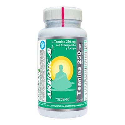 AIRBIOTIC AB Teanina 250 mg Complex 60 Cápsulas AIRBIOTIC AB Teanina 250 mg Complex 60 Cápsulas