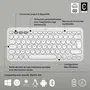 Logitech Pebble Keys 2 M380s Teclado Inalámbrico Bluetooth Botón Easy-Switch Blanco (920-011804)