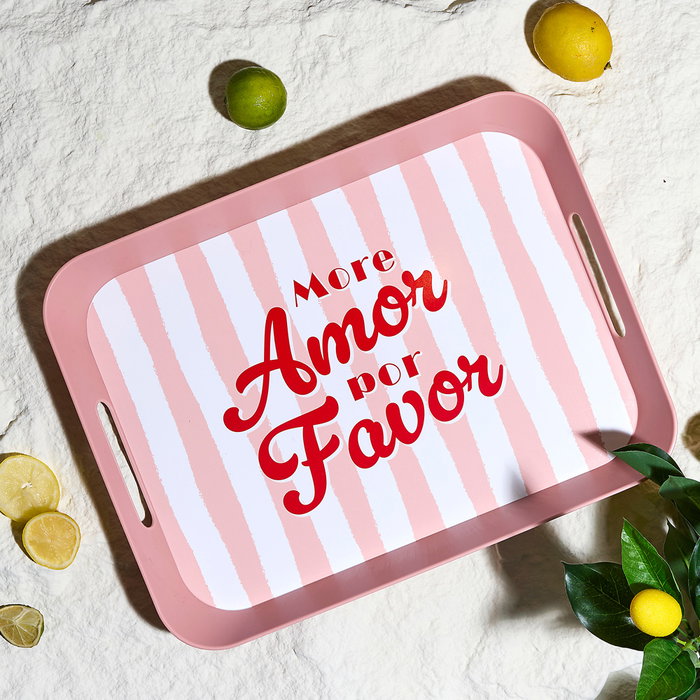 Home Deco Factory Bandeja Dolce Vita 41x32 cm - Amarillo, Azul o Rosa