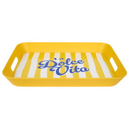 Home Deco Factory Bandeja Dolce Vita 41x32 cm - Amarillo, Azul o Rosa