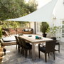 Aktive Garden Toldo Vela de Sombreo Triangular Blanco 500x500x500 cm