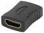 Lanberg AD-HDMI-01 Adaptador HDMI 2.0 Hembra a Hembra 4K Negro