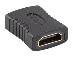 Lanberg AD-HDMI-01 Adaptador Conversor de Género HDMI 2.0 Hemba a Hembra 4K 18 Gbps 3840x2160 Negro PVC