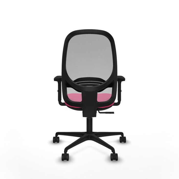 PIQUERAS Y CRESPO Silla de oficina Cilanco Rosa con respaldo de malla Gris PIQUERAS Y CRESPO Silla de oficina Cilanco Rosa con respaldo de malla Gris