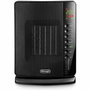 Delonghi Soplador de cerámica DCH7993ER.BC - 2400 W - Negro y cromo