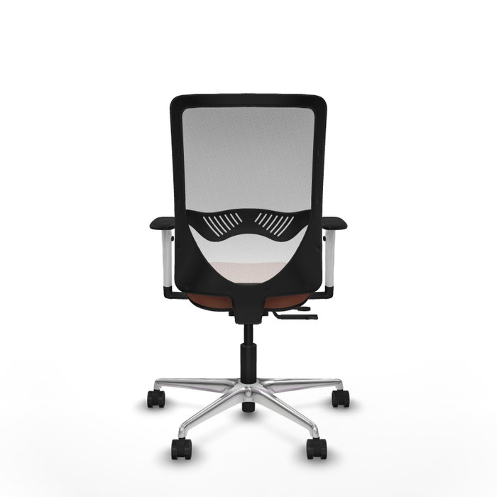 PIQUERAS Y CRESPO Silla de oficina Zulema con mecanismo Sincro/Traslack, Marrón y Blanco PIQUERAS Y CRESPO Silla de oficina Zulema con mecanismo Sincro/Traslack, Marrón y Blanco