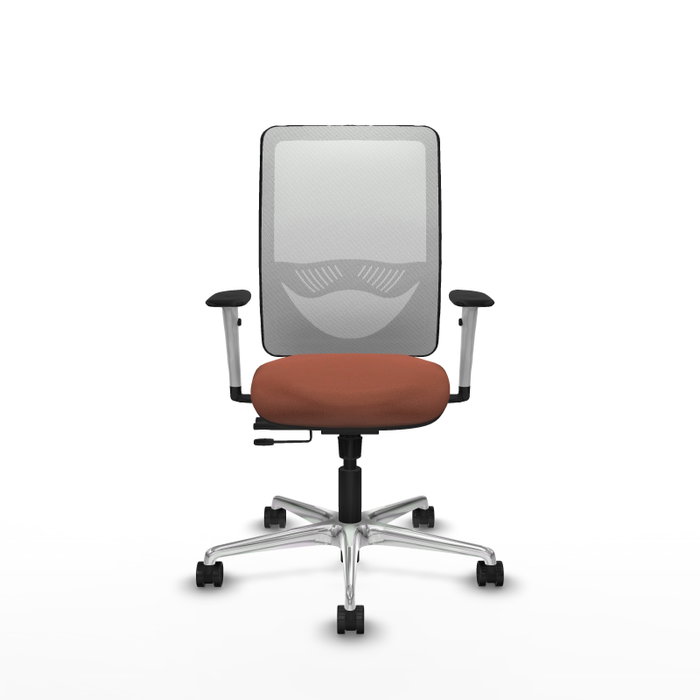 PIQUERAS Y CRESPO Silla de oficina Zulema con mecanismo Sincro/Traslack, Marrón y Blanco PIQUERAS Y CRESPO Silla de oficina Zulema con mecanismo Sincro/Traslack, Marrón y Blanco