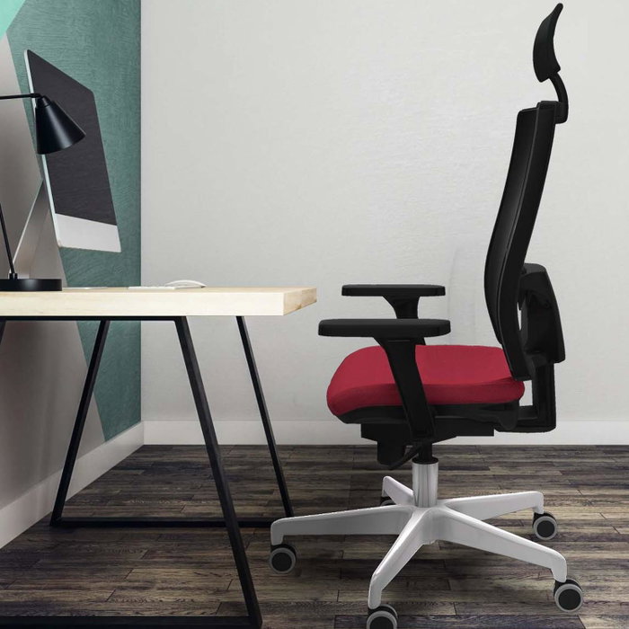 PIQUERAS Y CRESPO Silla de oficina Horna Rosa y Negro PIQUERAS Y CRESPO Silla de oficina Horna Rosa y Negro