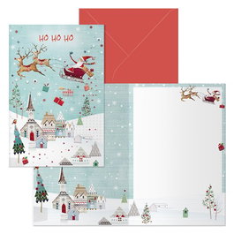 DOHE Christmas Laponia Set de 6 Tarjetas de Felicitación