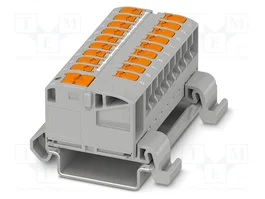 PHOENIX CONTACT Conector de carril PTVFIX 6/18X2,5-NS35A GY
