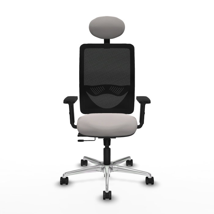 PIQUERAS Y CRESPO Silla de oficina Zulema con mecanismo Sincro/Traslack Blanco y Negro PIQUERAS Y CRESPO Silla de oficina Zulema con mecanismo Sincro/Traslack Blanco y Negro