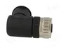 HARTING Conector M12 hembra de 4 pines, angular 90°