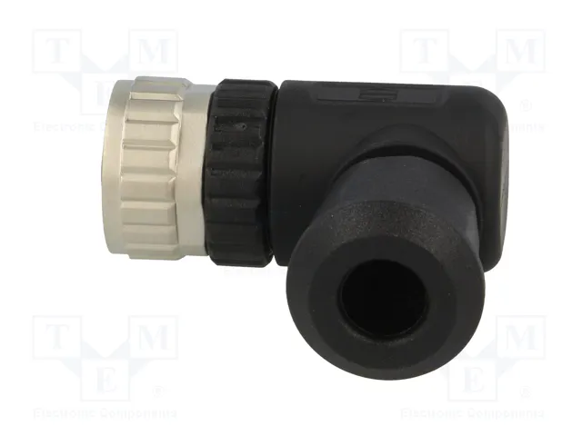HARTING Conector M12 hembra de 4 pines, angular 90°
