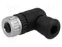 HARTING Conector M12 hembra de 4 pines, angular 90°