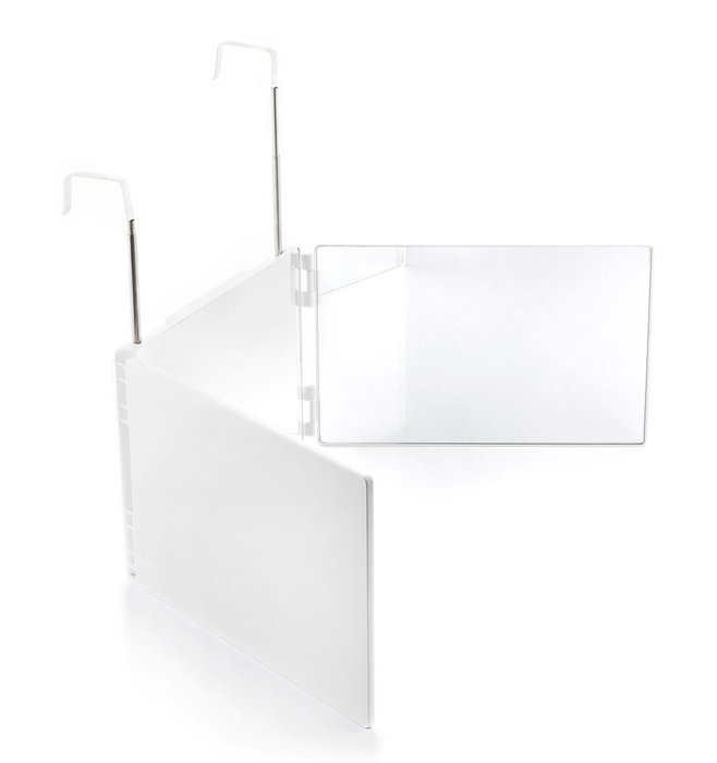 Inde Espejo para Baño con Luz LED y Visión 360° - Pack de 4 Unidades