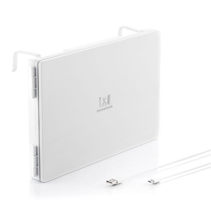 Inde Espejo para Baño con Luz LED y Visión 360° - Pack de 4 Unidades