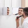 Inde Espejo para Baño con Luz LED y Visión 360° - Pack de 4 Unidades