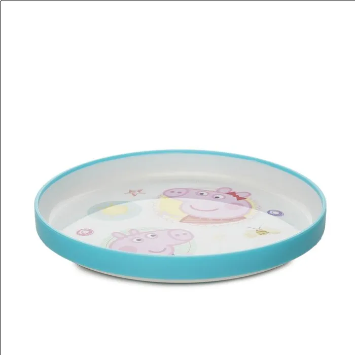Thermobaby Juego de comida Peppa Pig 5 piezas: Plato, tazón, taza, cuchara y tenedor - Azul Thermobaby Juego de comida Peppa Pig 5 piezas: Plato, tazón, taza, cuchara y tenedor - Azul