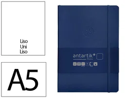 Antartik Cuaderno Antartik Notes Tapa Blanda Azul Marino A5 Hojas Lisas