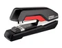 Rapid Grapadora S27 Fullstrip Plástico, Capacidad 30 Hojas, Usa Grapas 24/6 y 26/6, Color Negro/Rojo