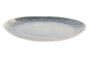 DKD Home Decor Plato Moderno 27.5 x 2.7 x 27.5 cm (12 Unidades) Azul Blanco Gres