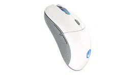 Endorfy GEM Plus Wireless Onyx White Ratón Gaming Inalámbrico 74g Sensor PixArt PAW3395 26000 DPI Retroiluminación ARGB Blanco