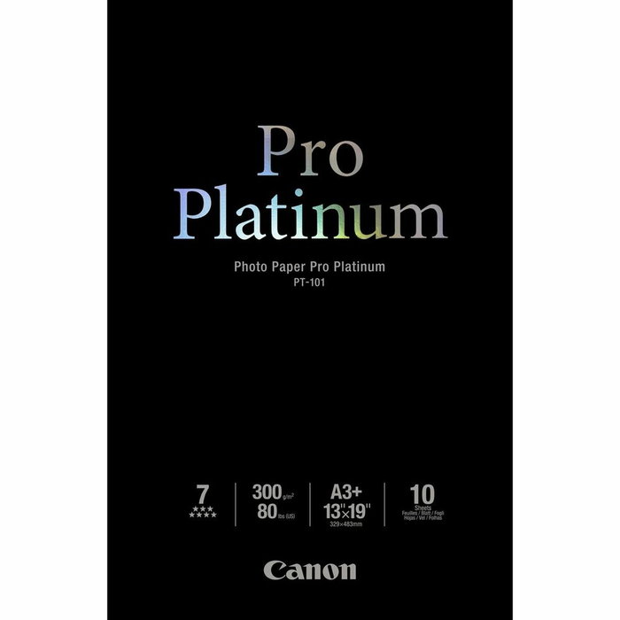 Canon Pro Platinum PT-101 Papel Fotográfico A3+ 10 Hojas