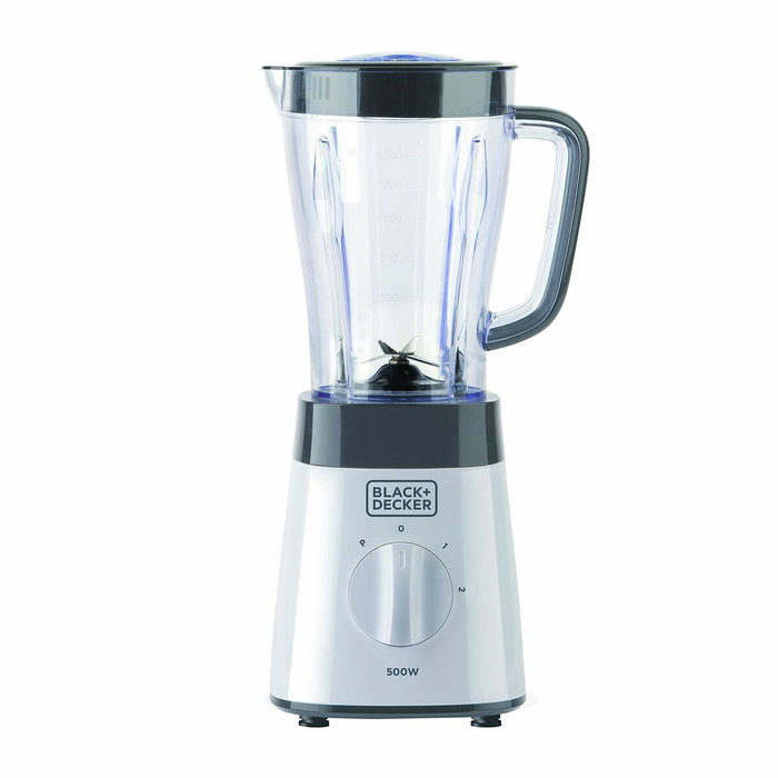 Batidora de Vaso Black & Decker BXJB500E 500 W Blanco Batidora de Vaso Black & Decker BXJB500E 500 W Blanco