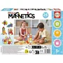 Educa Magnetics Juego de construcción magnético 26 piezas translúcidas de colores