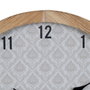Ixia Reloj Natural-Blanco de Madera y Cristal 60 x 60 cm