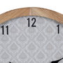 Reloj Natural-Blanco Madera / Cristal 60 X 60 X 6,50 cm