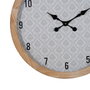 Reloj Natural-Blanco Madera / Cristal 60 X 60 X 6,50 cm