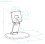 Tooq Soporte para Monitor DB1027TN-B 17-27 Pulgadas Negro