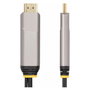 StarTech Cable Activo Óptico USB-C a HDMI 2.0 15.2m AOC - Conector USB Tipo C a HDMI Tipo A - 4K 60Hz HDR10 - Negro - 4.5mm - CL3