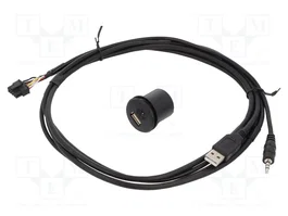 DeLOCK 85718 Cable USB Tipo A y Jack 3,5 mm 1,5 m Negro