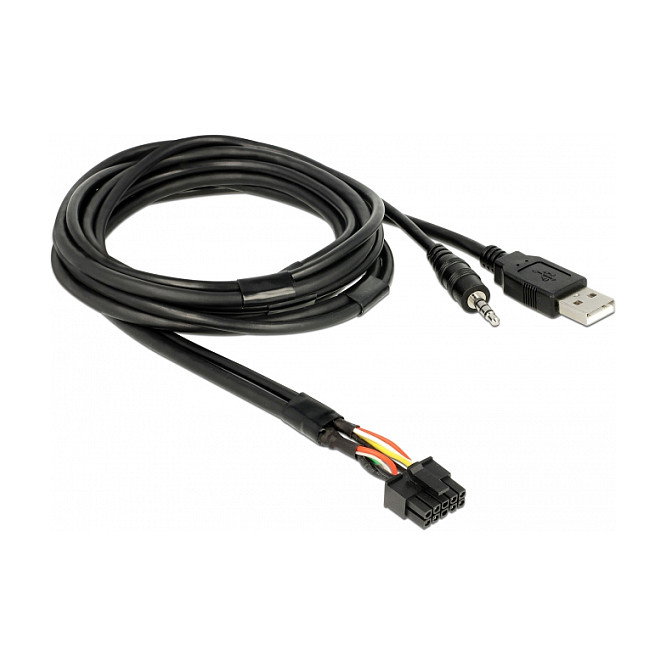 DeLOCK Cable USB Tipo-A y Jack 3,5 mm 4 Pin, 1,5 m, Negro DeLOCK Cable USB Tipo-A y Jack 3,5 mm 4 Pin, 1,5 m, Negro
