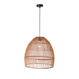 Lámpara Colgante de Ratán Avondale Estilo Boho-Chic