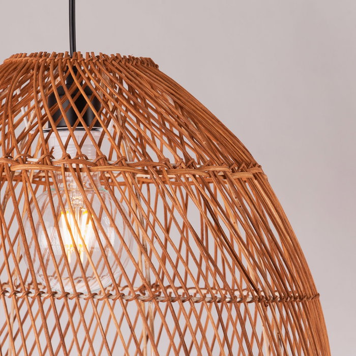 Lámpara Colgante de Ratán Avondale Estilo Boho-Chic Lámpara Colgante de Ratán Avondale Estilo Boho-Chic