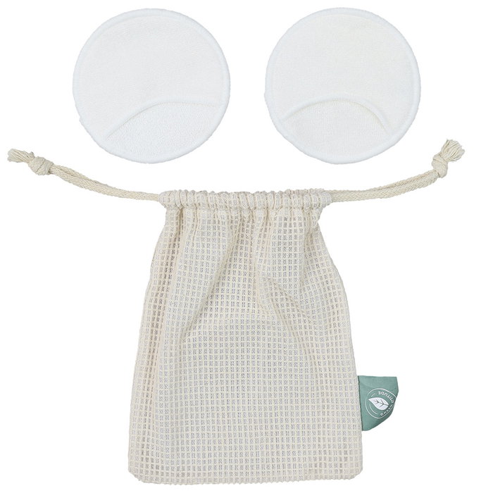 Cosmetic Club Juego de 2 Discos Desmaquillantes de Bambú Reutilizables Cosmetic Club Juego de 2 Discos Desmaquillantes de Bambú Reutilizables