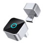 4smarts Adaptador Inalámbrico 2en1 CarPlay/Android Auto, Modelo 541748, Color Negro/Plata