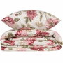 Aucune Juego de cama Crema con funda nórdica y 2 fundas de almohada