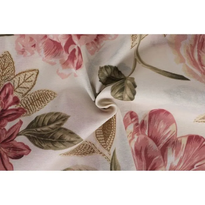 Juego de Cama 220x240 cm con 2 Fundas de Almohada 60x60 cm - 65% Algodón, 35% Poliéster - Crema - AUC8681181370865