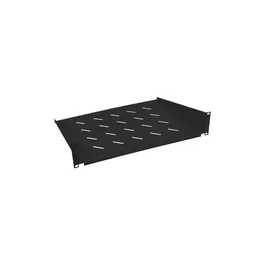 Phasak Band frontal fijo 1U 260mm para rack 19", Negro