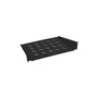 Phasak Band frontal fijo 1U 260mm para rack 19", Negro