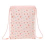 Bolsa Mochila con Cuerdas Safta Jirafa Coral 26 x 34 x 1 cm