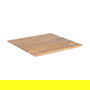 Tablero Mesa Natural Madera de Acacia 70 X 70 X 3,80 cm