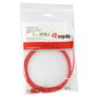 EQUIP Cable de parcheo Cat6A F/FTP 2xRJ45 2.00m Rojo Slim LSZH