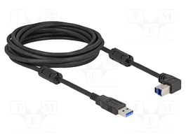 DeLOCK Cable USB Tipo-A a Tipo-B 90° 5 m