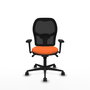 PIQUERAS Y CRESPO Silla de oficina Jorquera Naranja y Negro