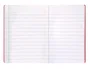 Liderpapel Libreta 360 Tapa Plástico A4 48 Hojas 90gr Pauta 4ª 3,5mm Colores Surtidos